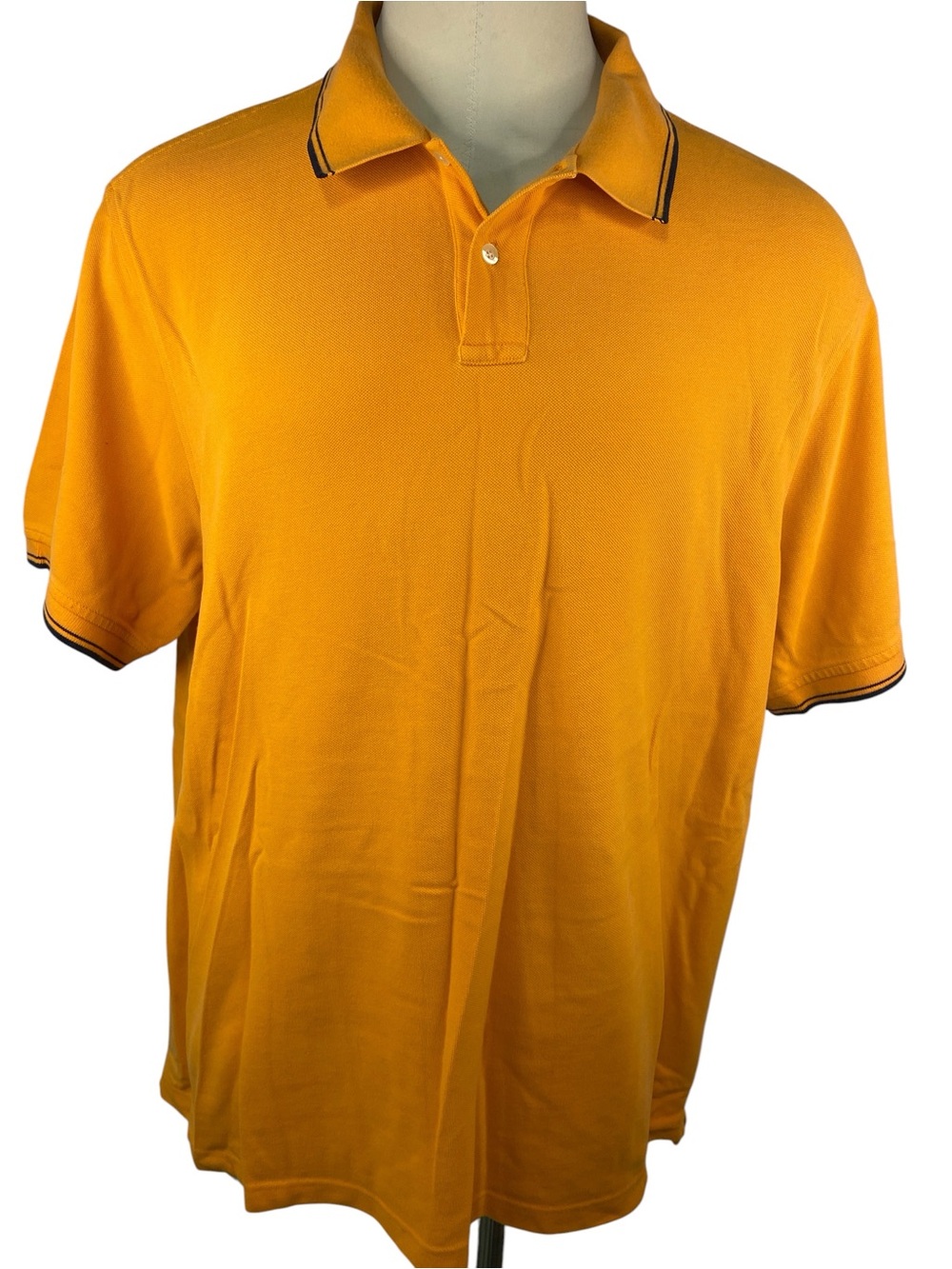 Roundtree and Yorke Men's Short Sleeve Polo Shirt - Orange 3XT